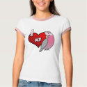 I Love my Rose Breasted Cockatoo Ladies Ringer Tee t-shirts