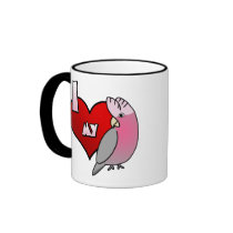 I Love my Rose Breasted Cockatoo Mug