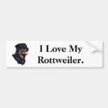 I Love my Rottweiler Bumper Stickers