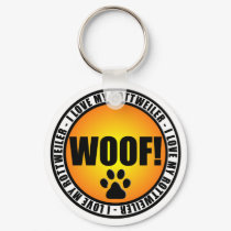 I Love My Rottweiler! keychain