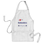 I Love My Rottweilers (Multiple Dogs) Apron