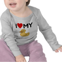 I Love My Rubber Ducky t-shirts