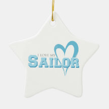 I love my Sailor Christmas Tree Ornaments