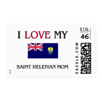 I Love My Saint Helenian Mom postage