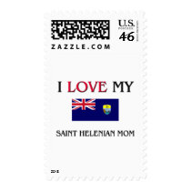 I Love My Saint Helenian Mom postage