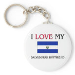 I Love My Salvadoran Boyfriend Keychain