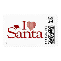 I Love My Santa postage