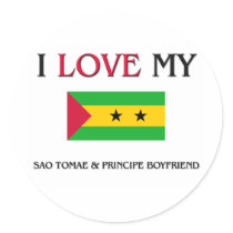 I Love My Sao Tomae & Principe Boyfriend stickers