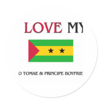 I Love My Sao Tomae & Principe Boyfriend stickers