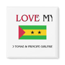 I Love My Sao Tomae & Principe Girlfriend magnets by flagshirt I Love My Sao Tomae & Principe Girlfriend magnets