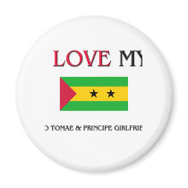 I Love My Sao Tomae & Principe Girlfriend magnets by flagshirt I Love My Sao Tomae & Principe Girlfriend magnets