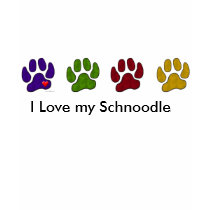 I love my Schoodle Walk the Dog Shirt