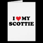 I Love My Scottie cards