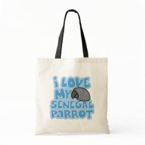 I Love My Senegal Bag by MenagerieMayhem I Love My Senegal Bag