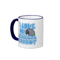 I Love My Senegal Mug
