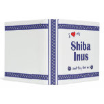 I Love My Shiba Inus (Multiple Dogs) binders