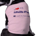 I Love My Shih-Poo (Female Dog) pet clothing by dogadoodle I Love My Shih-Poo (Female Dog) pet clothing