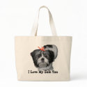 I Love My Shih Tzu bags by miserablemisty I Love My Shih Tzu bags