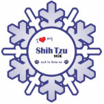I Love My Shih Tzu Mix (Male Dog) Cut Out