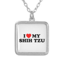 I Love my Shih Tzu Necklace
