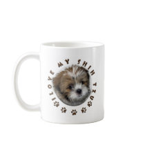 I Love My Shih Tzu Tender Pet Design mugs