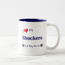 I Love My Shockers (Multiple Dogs) Mug
