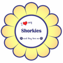 I Love My Shorkies (Multiple Dogs) Photo Sculptures