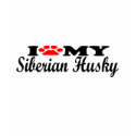 I Love My Siberian Husky t-shirts by poorrichards I Love My Siberian Husky t-shirts