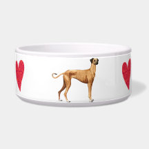 I Love my Sloughi Pet Food Bowls