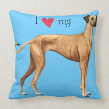 I Love my Sloughi Pillows