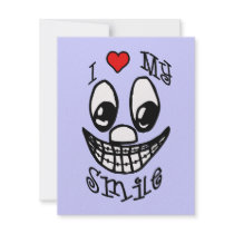 I Love My Smile invitations by TotallyRandom I Love My Smile invitations