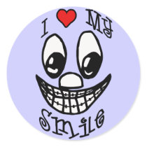 I Love My Smile stickers