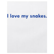 I love my snakes flyers