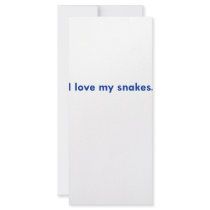 I love my snakes custom rack cards