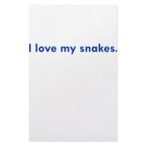 I love my snakes stationery by szclothingdesigns I love my snakes stationery