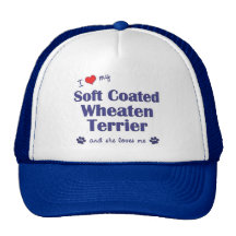 I Love My Soft Coated Wheaten Terrier (Female Dog) Mesh Hats