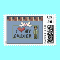 I love my soldier1a postage by ms_dina I love my soldier1a postage