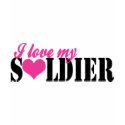I love my Soldier Military Wife t-shirts by EllesPlanet I love my Soldier Military Wife t-shirts