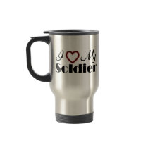 I Love My Soldier Mugs