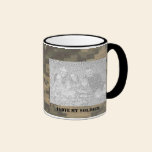 I Love My Soldier Photo Camouflage mugs