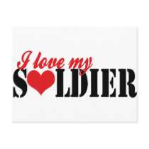 I love my Soldier postcards by EllesPlanet I love my Soldier postcards