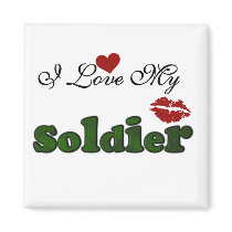 I Love My Soldier Tshirts and Gifts magnets by USAmilitary I Love My Soldier Tshirts and Gifts magnets