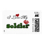 I Love My Soldier Tshirts and Gifts Stamp