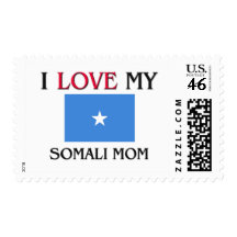 I Love My Somali Mom Postage Stamp