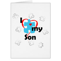 I Love My Son  - Autism Cards