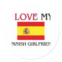 I Love My Spanish Girlfriend stickers