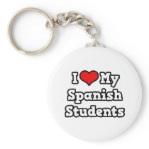 I Love My Spanish Students keychains