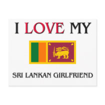 I Love My Sri Lankan Girlfriend postcards
