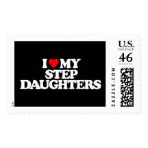 I LOVE MY STEP DAUGHTERS STAMP