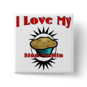 I Love My Stud Muffin buttons by FastFood I Love My Stud Muffin buttons